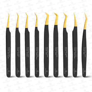 Pince à épiler colorée et écologique pour les extensions de cils antidérapantes - Product Image 4