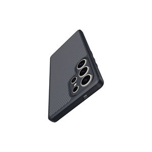 Coque de protection antichoc en silicone à texture fibre de carbone compatible MagSafe de luxe pour Samsung Galaxy S25 Ultra - Product Image 5