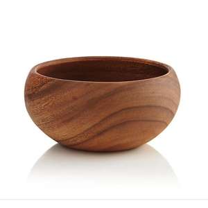 Cuenco de frutas de Acacia Real, pantalla antideslizante, aperitivos de madera decorativos, plato de Pasta, cuencos para servir, ensaladera decorativa para vajilla - Product Image 2