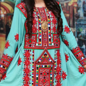 Hot Selling Custom Design Hand Embroidered Breathable Balochi Dress Afghan Women Dresses Traditional Balochi Dresses for Woman - Product Image 6