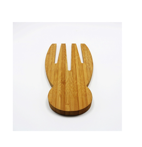 ชามสลัดไม้และมือสลัดขนาดกำหนดเองสำหรับผลไม้สลัดใช้สำหรับเครื่องครัว - Product Image 5