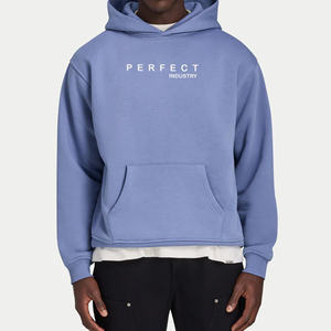 Sweat à capuche 100% coton pour hommes coupe sèche Streetwear mode impression numérique pull à capuche broderie logo personnalisé à capuche - Product Image 3