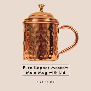Taza de mula de cobre vintage de calidad superior ideal para cócteles o cócteles sin alcohol y bebidas calientes disponibles en suministro mundial - Product Image 4