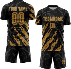 เสื้อทีมฟุตบอลพิมพ์ลายดิจิทัลแบบ ODM ชุดทีมฟุตบอลชุดทีม100% โพลีเอสเตอร์แบบสั่งทำ2025ได้ - Product Image 5