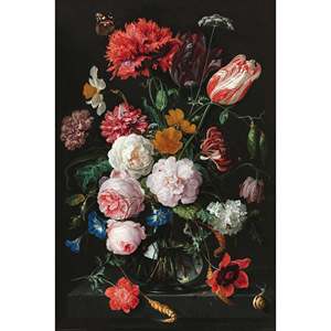 Jan Davidsz De Heem Paper <b>Poster</b> Wall-Usable Still Life with Flowers - Product Image 1