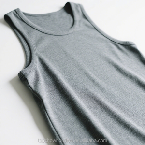 Camiseta sin Mangas Personalizada OEM, Camiseta Deportiva, Camiseta de Tirantes, Camiseta de Algodón Acanalado para Hombre - Product Image 4