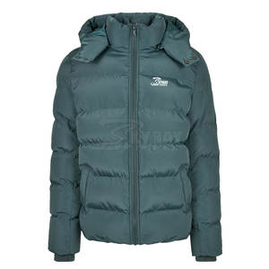 Meilleure vente Veste à bulles à col montant pour hommes High Street Style Hiver Lettre Motif Respirant Matériau de haute qualité - Product Image 1