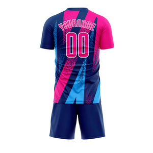 Conjuntos de Uniformes de Fútbol Personalizados con Estampado por Transferencia de Calor, Antibacterianos, de Secado Rápido, Cómodos, Lavables, Pantalones Cortos de Entrenamiento - Product Image 6