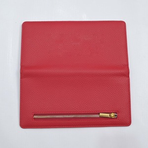 กระเป๋าสตางค์ผู้หญิงหนังแท้ยาวแบบวินเทจจุของได้มาก & ที่ใส่บัตรหนังสือเดินทางแบบรูดซิป - Product Image 3