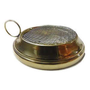 เครื่องเผาธูปชุบทองทองเหลืองขัดเงาแบบโบราณของตกแต่งงานฝีมือ DIY จากผู้ผลิตอินเดีย - Product Image 3