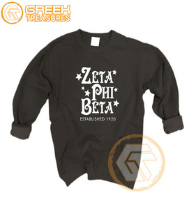 Sweat-shirt d'hiver personnalisé brodé Zeta Phi Beta pour femmes, en molleton de coton respirant, vente en gros - Product Image 1