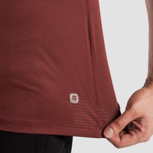 GA Power Tee in Maroon for Gym Workouts Fitness Apparel - Product Image 6