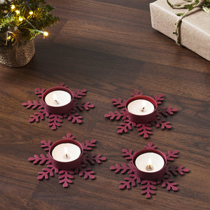 Customized <b>Snowflakes</b> Shape Metal Tea <b>light</b> Holder in Best Price For Home Decoration in Low Price - Product Image 5