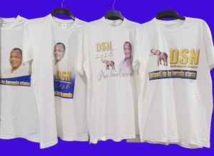 Vente en gros de t-shirts de campagne 100% coton confort pour l'été T-shirt électoral décontracté Président politique blanc pour les t-shirts pour hommes - Product Image 2