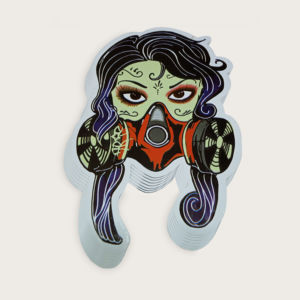 Pegatinas de vinilo con logotipo personalizado, respetuosas con el medio ambiente, tinta resistente a los rayos UV para una visibilidad óptima de la marca, uso duradero en exteriores - Product Image 3