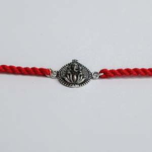 หินราคีชรีพระพิฆเนศสีเงิน925จี้ศาสนาชุบเคลือบจี้ศาสนาศาสนาศาสนาศาสนาฮินดูปรับแต่งได้มีรูปแบบหลักไข่มุกของขวัญสำหรับ - Product Image 1