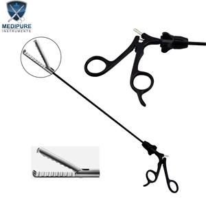 Pinzas de Presión Laparoscópicas Mínimamente Invasivas con Extremo Ondulado y Dentado, Instrumento Quirúrgico Endoscópico para Procedimientos Abdominales - Product Image 5