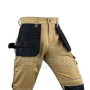 Meilleur prix Pantalon de sécurité routière réfléchissant haute visibilité Pantalon de sécurité haute visibilité respirant pour hommes avec fermeture éclair - Product Image 3