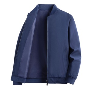 Automne hommes léger luxe Soft Shell Bomber veste minimaliste affaires Style confortable fermeture éclair 2026 - Product Image 3