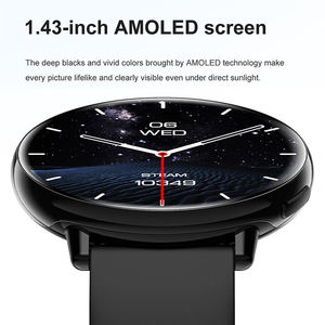 Reloj Inteligente Sower HD21 GPS con Pantalla AMOLED de 1.43 Pulgadas, Monitor de Ritmo Cardíaco, Resistente al Agua, Unisex - Product Image 3