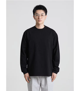 OEM unisex sweatshirt Wholesale Custom Long Sleeve 100% Cotton 240g jersey Shirt Crew <b>Neck</b> <b>light</b> weight sweatshirt - Product Image 6