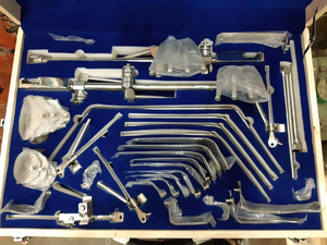 Écarteur Bookwalter Double Extrémité Avec Dents 22X55mm 31cm Instruments de Chirurgie Plastique Plaqué Or Acier Inoxydable Réutilisable - Product Image 4