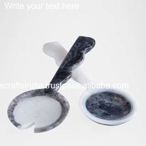 Handmade Resin Designer <b>Salad</b> <b>Server</b> Elegant Tableware <b>Salad</b> Spoons for Home Restaurant, and Dinnerware Sets - Product Image 4