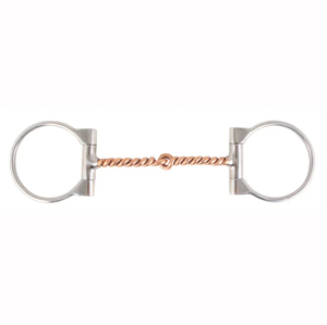 บิตม้าคุณภาพสูงแบบ E-Ring Snaffle พร้อมปากม้าทำจากสแตนเลสสตีลแบบเกลียวขัดเงาสำหรับการขี่ - Product Image 4
