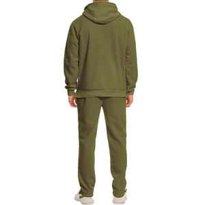 Ensembles de vêtements d'extérieur décontractés à manches longues pour hommes Survêtement d'entraînement 2 pièces droit tricoté pour la saison estivale - Product Image 5