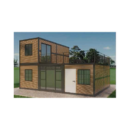 Maison de bureau modifiée en panneaux sandwich respirants de 20 et 40 pieds, design victorien, certifiée ISO9001, en kit, personnalisable