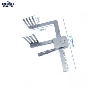Retractor de Huesos de Acero Inoxidable de Marca Personalizada, Distractor Manual Lumbar y Costal de 4 Puntas, Instrumentos Ortopédicos Ecológicos con Certificación CE ISO - Product Image 1