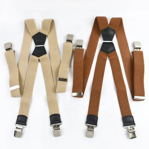 Deepeel XP128 <span class=keywords><strong>Bretelles</strong></span> <span class=keywords><strong>de</strong></span> <span class=keywords><strong>travail</strong></span> robustes <span class=keywords><strong>de</strong></span> 3.8cm <span class=keywords><strong>de</strong></span> large pour hommes avec 4 pinces élastiques réglables <span class=keywords><strong>Bretelles</strong></span> <span class=keywords><strong>de</strong></span> pantalon - Product Image 1