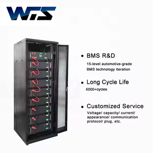 แบตเตอรี่ลิเธียมไอรอนฟอสเฟต (LiFePO4) แรงดันสูง 204V 307V 384V 512V 100Ah แบบตู้แร็ค สำหรับระบบกักเก็บพลังงานแสงอาทิตย์เชิงพาณิชย์ พร้อมระบบจัดการแบตเตอรี่ (BMS) และระบบสำรองไฟ (UPS) - Product Image 2