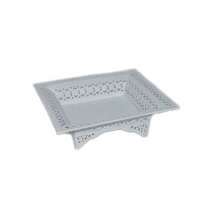 Bandejas de servicio de diseño cuadrado, calidad Industrial hecha a mano, suministros a granel, bandejas de Metal para el hogar, Hotel, boda, restaurante, decoración - Product Image 5