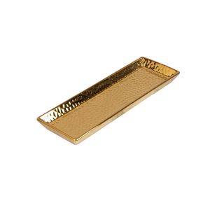 Plato de servir Rectangular de madera blanco hecho a mano, bandeja decorativa de Navidad con patrón de fechas de postre, Material de Metal duradero - Product Image 6