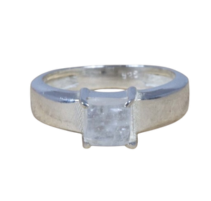 Anillo de piedras preciosas de piedra lunar, joyería para mujer, joyería de estilo bohemio de plata, anillo hecho a mano de tendencia de Plata de Ley 925, regalo para ella - Product Image 1