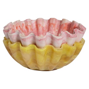 Ensaladera redonda de resina de lujo para servir, diseño ecológico para una presentación óptima de la comida, la mejor tarifa garantizada - Product Image 4