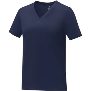 T-shirt à col en V pour femme Somoto Custom Merchandising pour t-shirts promotionnels - Product Image 4