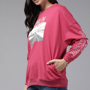 เสื้อสเวตเชิ้ตคอกลมลำลองสำหรับฤดูหนาว ดีไซน์ด้านหน้าประดับเลื่อม เนื้อผ้าระบายอากาศได้ดี น้ำหนักเบา เหมาะสำหรับใส่ในชีวิตประจำวัน - Product Image 2