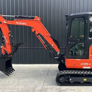 Mini-excavatrice sur chenilles KUBOTA U35-4 de haute qualité, modèle 2021, neuve d'occasion, à vendre, avec moteur, boîte de vitesses et engrenages. - Product Image 1