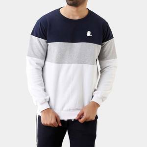 Nouvelle mode couleur bloc pull survêtement ensemble pour hommes et femmes 100% coton surdimensionné Streetwear survêtement - Product Image 2
