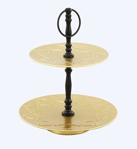 Gran demanda de soporte de pastel de Metal de alta calidad Diseño creativo Tamaño personalizable Artesanía Aspecto real y elegante a precios bajos - Product Image 3