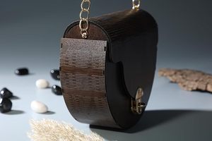 Embrague de noche de madera de estilo geométrico, monedero hecho a mano de diseñador para niñas, embrague de madera hecho a mano personalizado al precio más bajo - Product Image 4