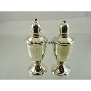 Molinillo de sal y pimienta de aluminio fundido de diseñador Vintage pulido con espejo brillante acabado en Color plateado, accesorios de utensilios de cocina - Product Image 6