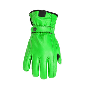 Gants de moto imperméables teints en plaine Gants de moto à écran tactile Meilleur produit Gant de course en cuir de moto pour hommes pour coureurs - Product Image 3