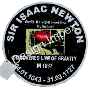 East India Company Plaque en métal Panneau général décoratif Vente chaude Plaque décorative de taille personnalisée Type de montage facile - Product Image 4