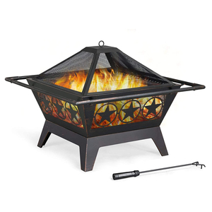 Pozo de fuego de barbacoa plegable de acero de alta calidad para patio de camping al aire libre para la temporada de invierno de hoguera - Product Image 3