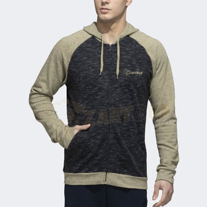 Ropa deportiva de invierno de alta calidad para hombre, Sudadera con capucha de lana de diseño sólido, cierre de cremallera, logotipo personalizado, tela suave en relieve, tamaños al por mayor - Product Image 1