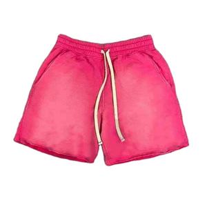 Pantalones Cortos para Hombre con Lavado Ácido, Logotipo Personalizado, Diseño Transpirable, 100% Algodón French Terry, Lisos, Estilo Desgastado, Más Vendidos - Product Image 3