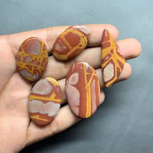 Precio al por mayor de grado AAA Natural Noreena Jasper cabujón hermosa piedra preciosa de jaspe rojo para la fabricación de joyas de jaspe hechas a mano - Product Image 1